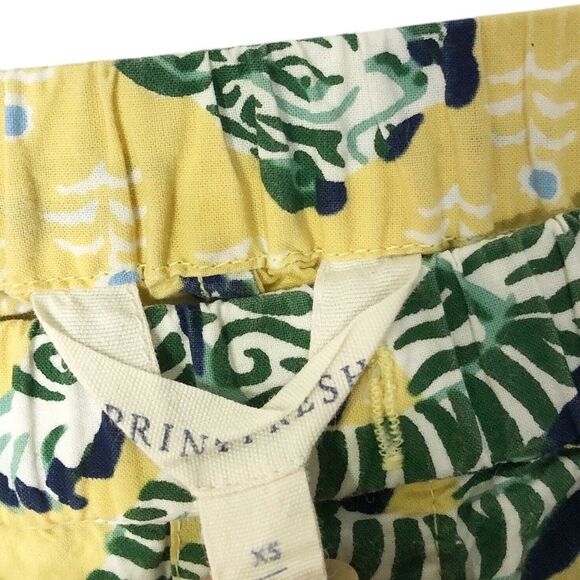 Printfresh Tiger Queen Pajama Pants XS Yelllow Green Pockets - Picture 7 of 12